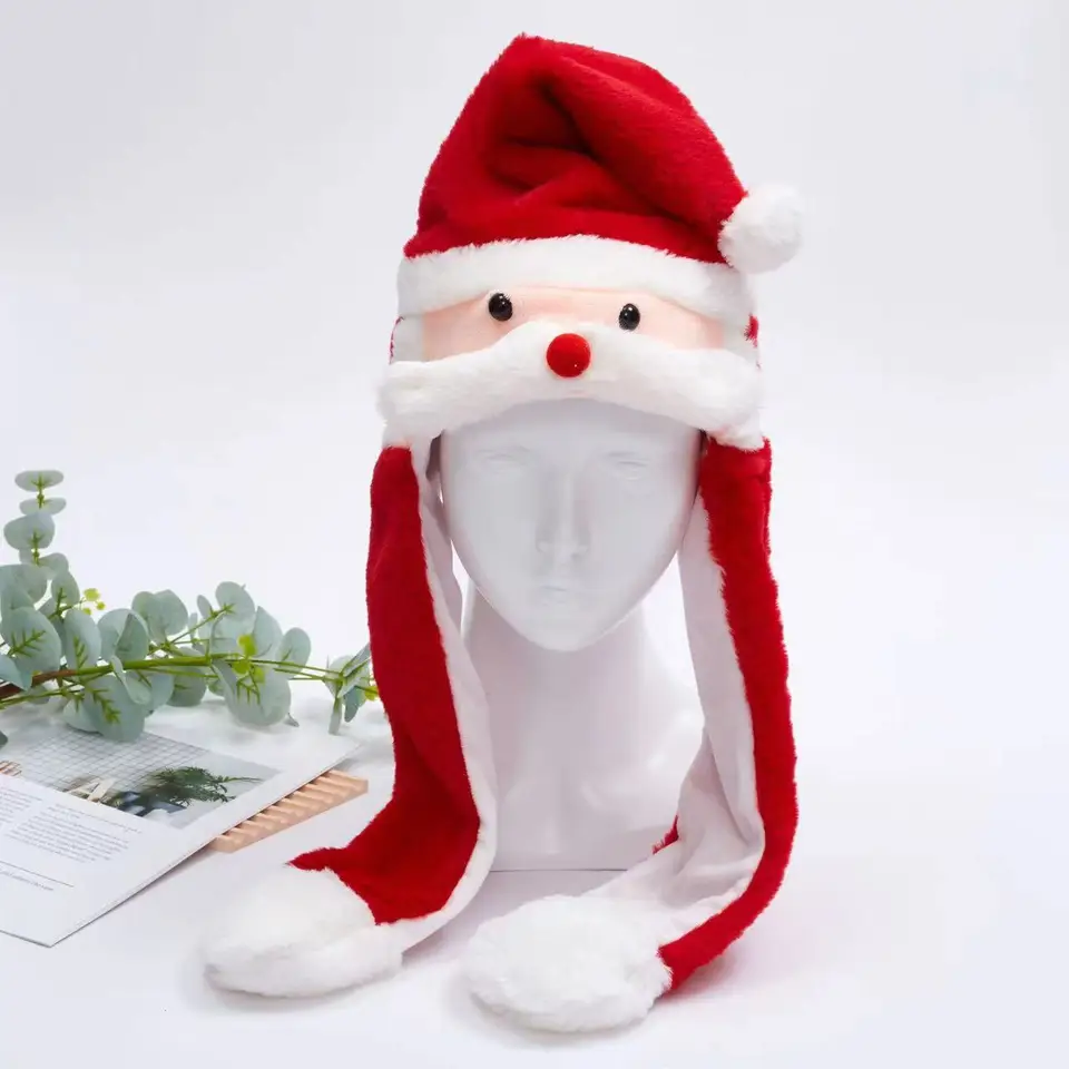 New Christmas Plush Toy Soft Pillows Cute Santa Claus Snowman Elk & Gingerbread Man Santa Claus hat Home Decor Kid Xmas Gift - Image 5