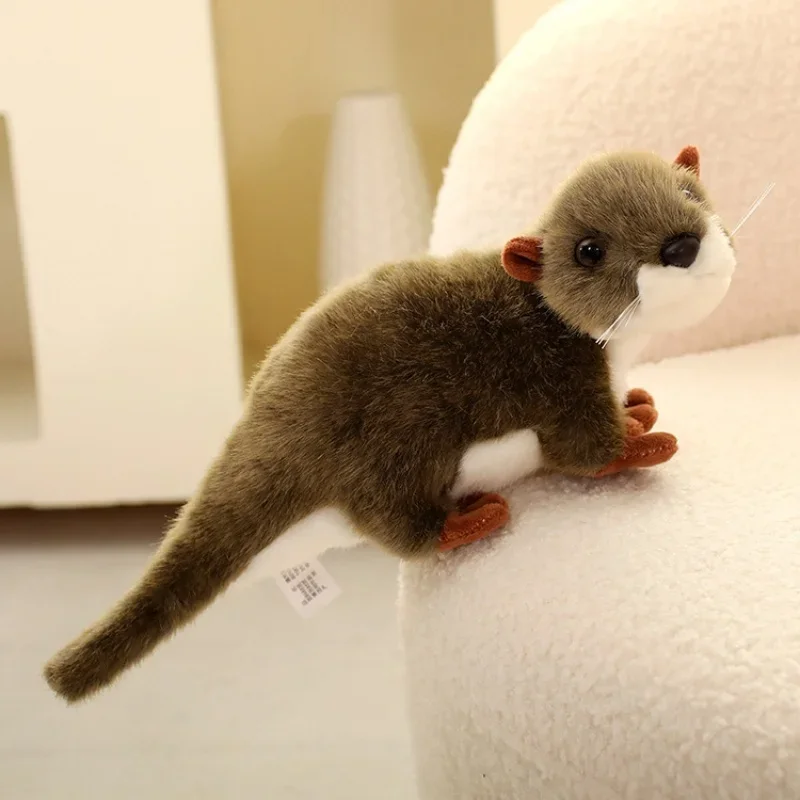 33/38/45CM Kawaii Lifelike Otter Plush Toy Otter Plushie Stuffed Animal Toy Appease Baby Doll Kid Birthday Xmas Gift - Image 3