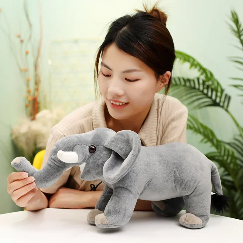 Drop Shipping soft Elephant plush Large Elephant Toys Stuffed Animals Plush Toys Friend Plush Doll Infant Toys Birthday Gift - Image 6